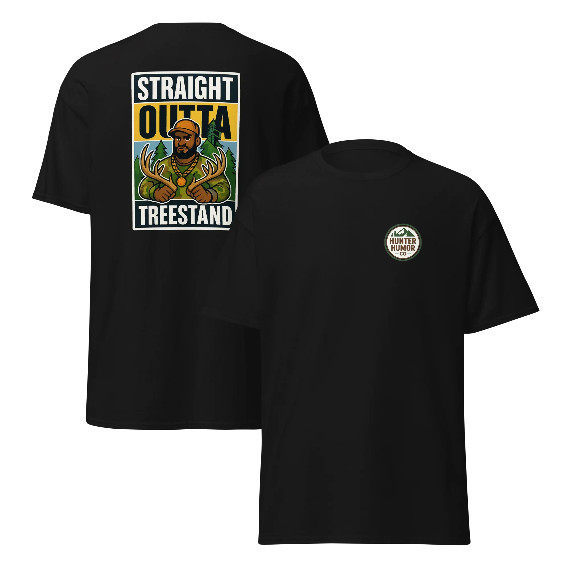 Hunter Humor Straight Outta Treestand T-Shirt