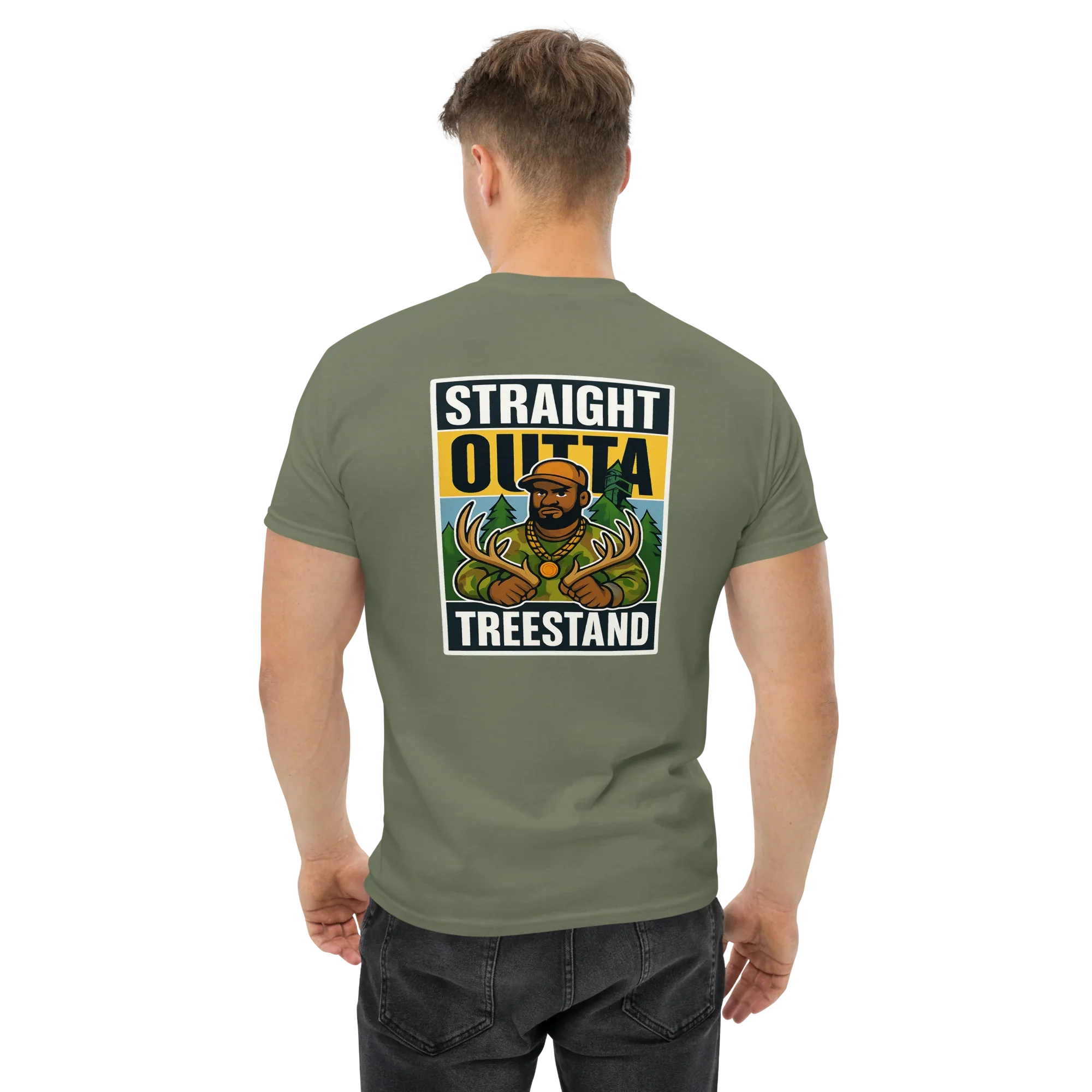 Hunter Humor Straight Outta Treestand T-Shirt